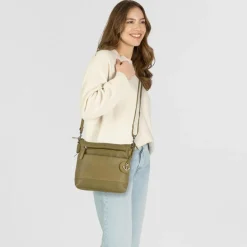 Harbour 2nd Soft Weaving Umhängetasche Leder 25 cm