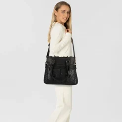 Harbour 2nd Urban Poets Alexandra-Up Schultertasche Leder 29 cm