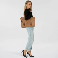 Harbour 2nd Urban Poets Jordan Shopper Tasche Leder 44.5 cm