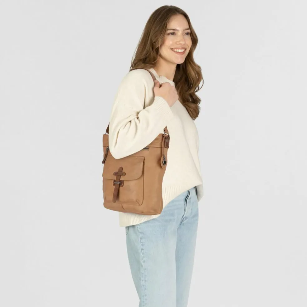 Harbour 2nd Urban Poets Skyler Schultertasche Leder 37 cm