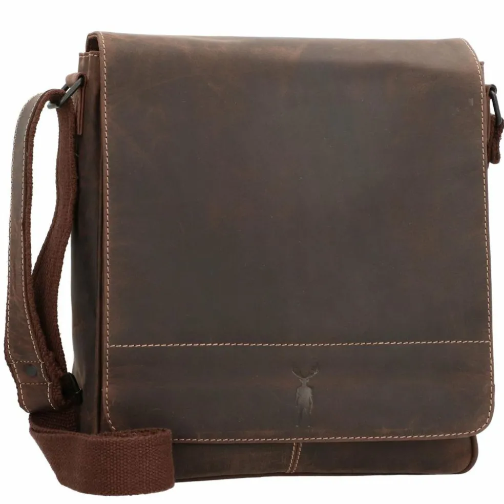 Jack Kinsky Baltimore 4 Umhängetasche Leder 28 cm