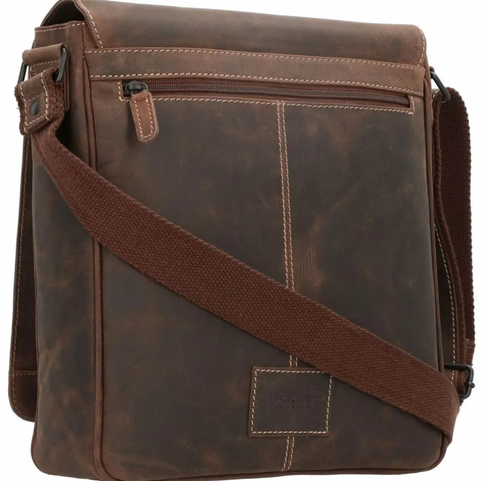 Jack Kinsky Baltimore 4 Umhängetasche Leder 28 cm