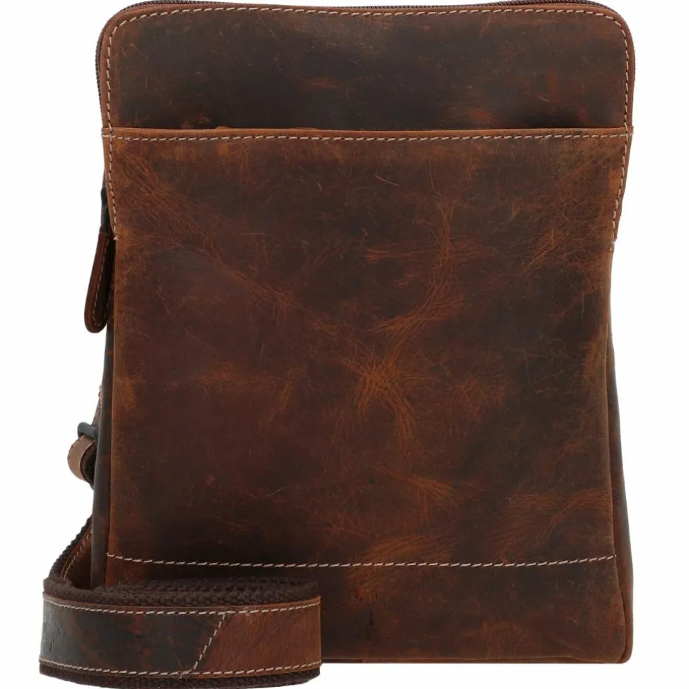 Jack Kinsky Baltimore 24 Umhängetasche Leder 19 cm