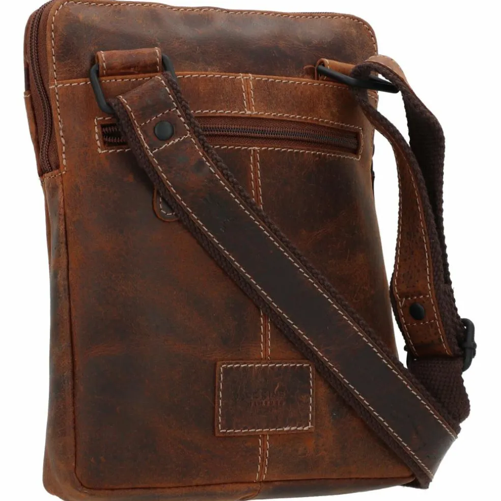 Jack Kinsky Baltimore 24 Umhängetasche Leder 19 cm