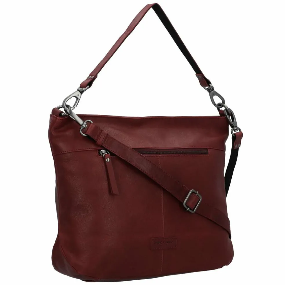 Jack Kinsky Schultertasche Leder 33 cm