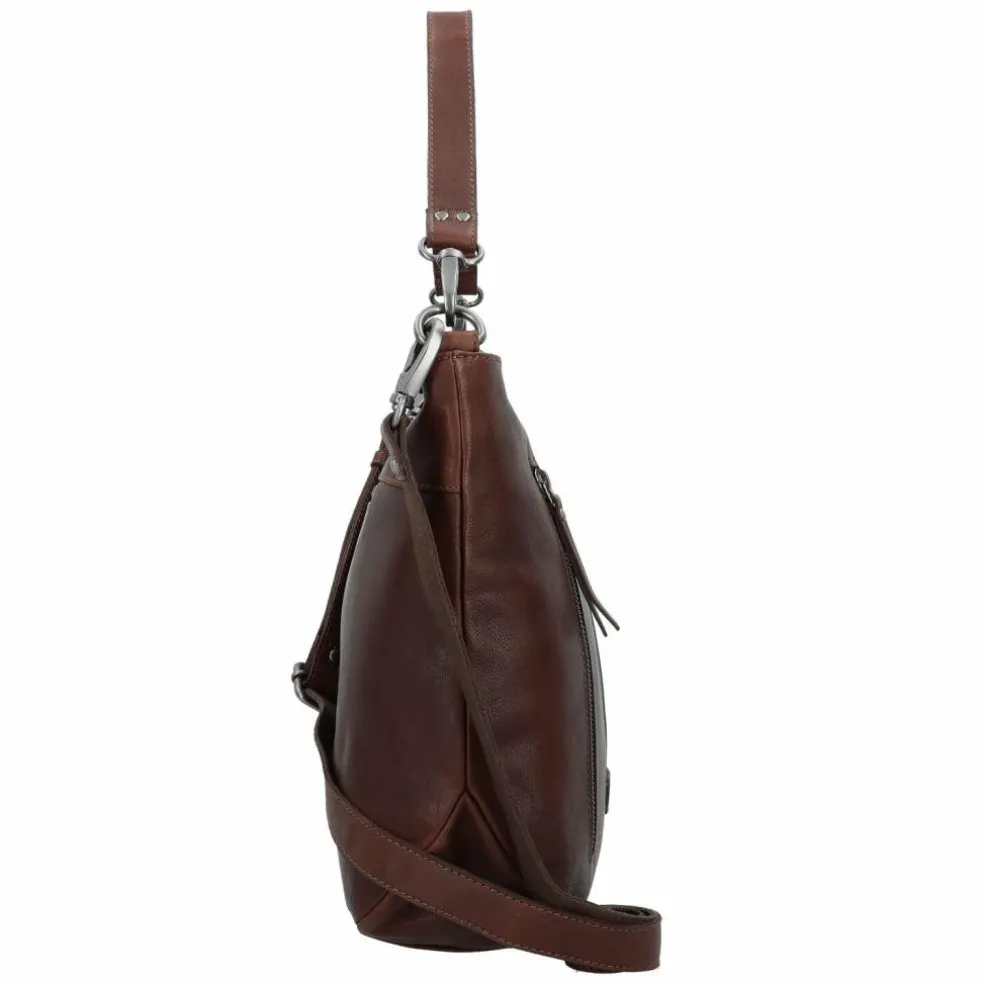 Jack Kinsky Schultertasche Leder 33 cm
