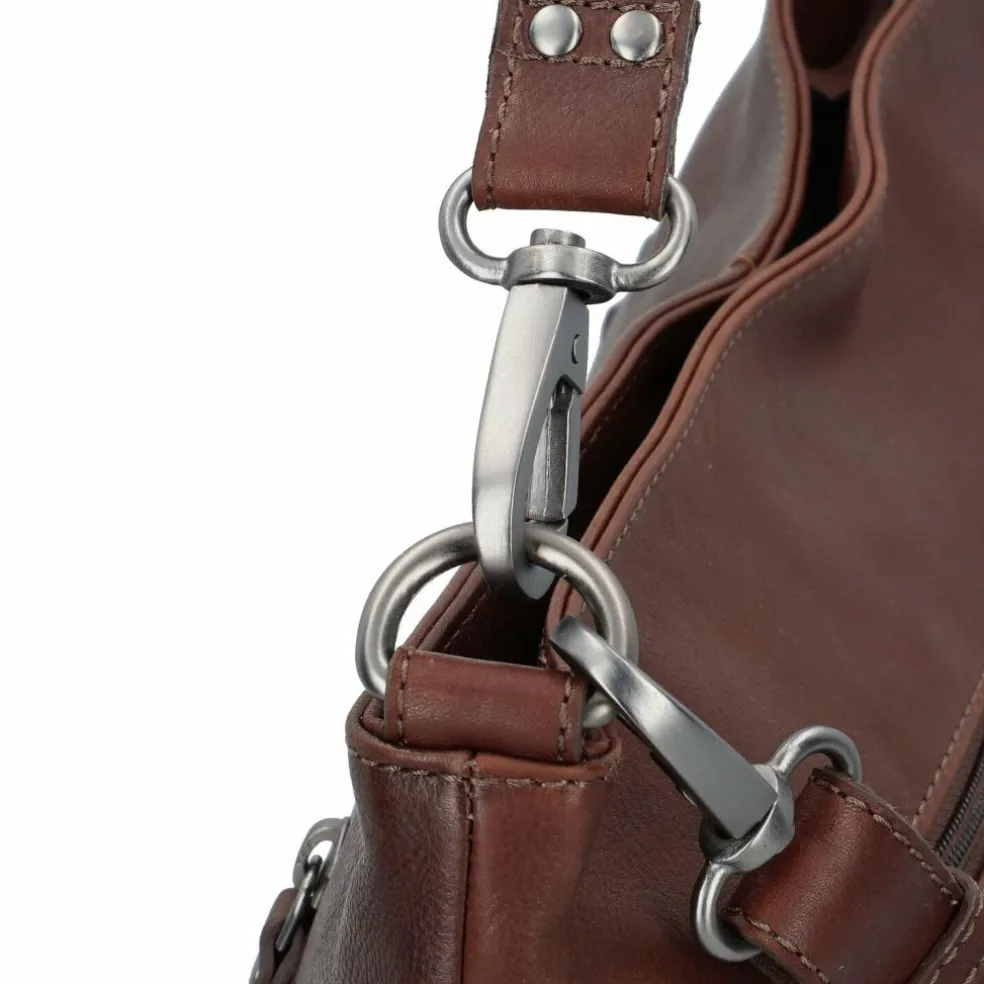 Jack Kinsky Schultertasche Leder 33 cm