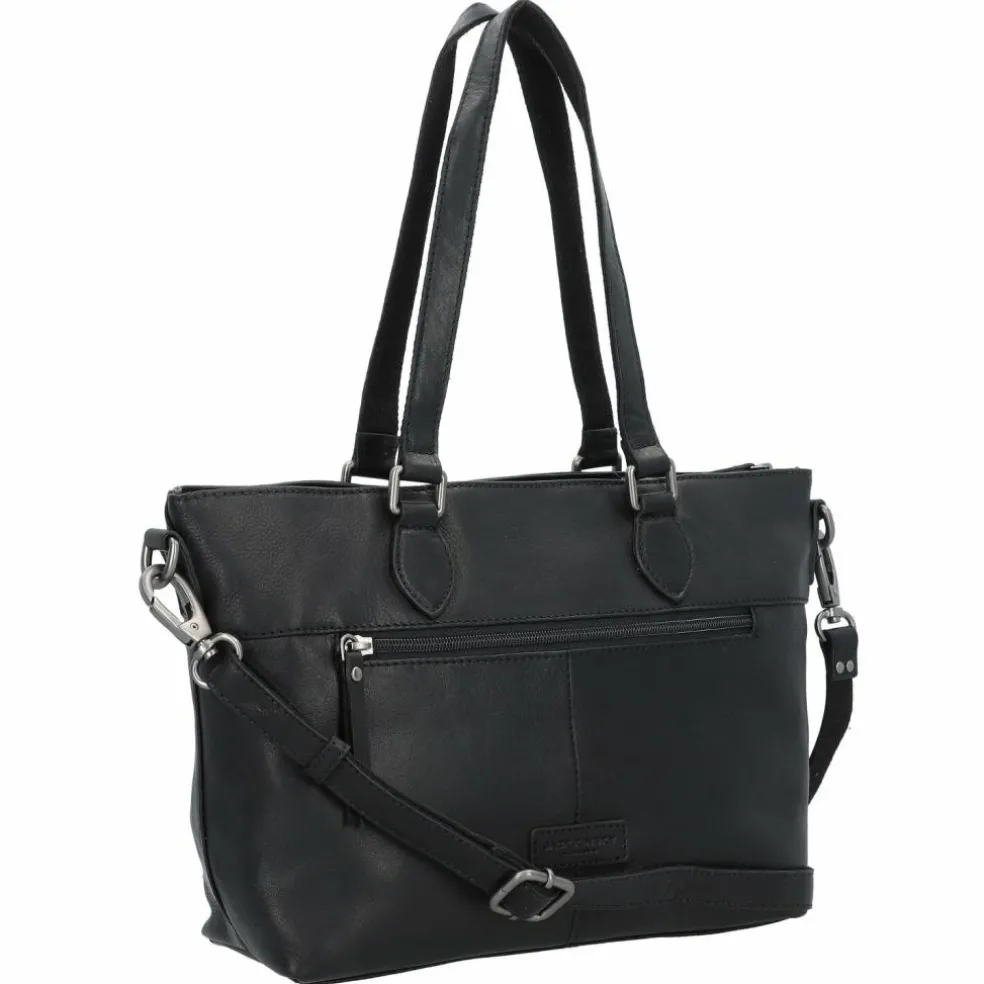 Jack Kinsky Schultertasche Leder 27 cm