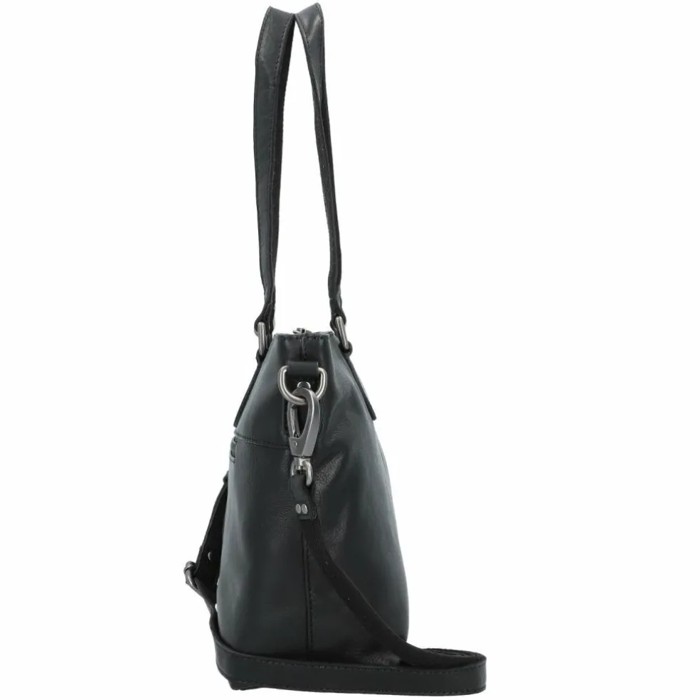 Jack Kinsky Schultertasche Leder 27 cm