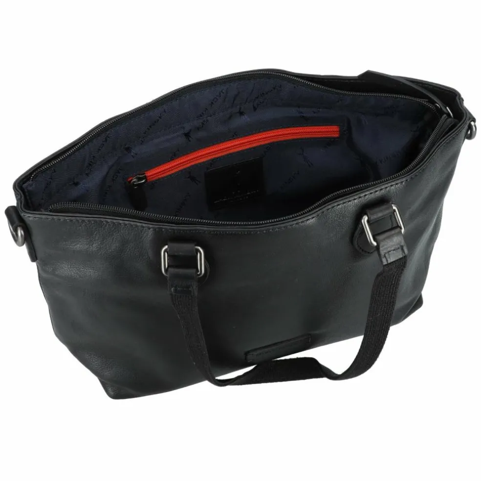 Jack Kinsky Schultertasche Leder 27 cm