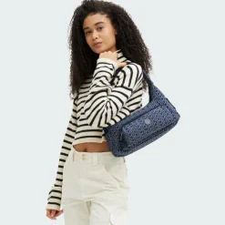 Kipling Denim Love Karis Schultertasche S 35 cm