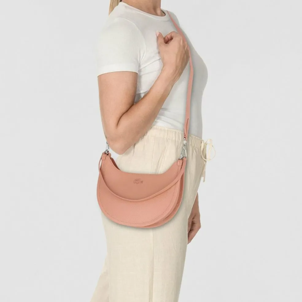 Lacoste Chantaco Classics Schultertasche Leder 23 cm