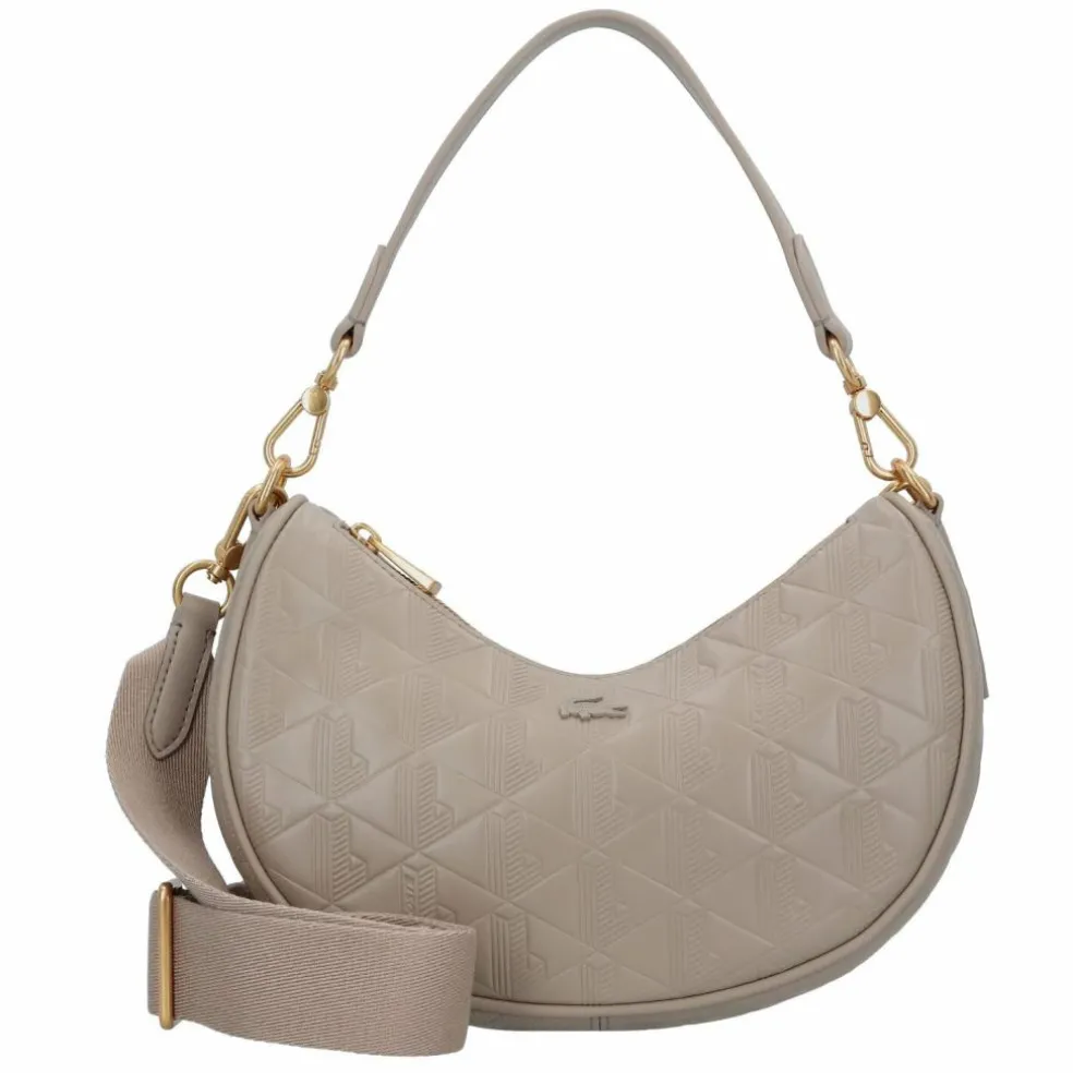 Lacoste Maheki Schultertasche Leder 24 cm