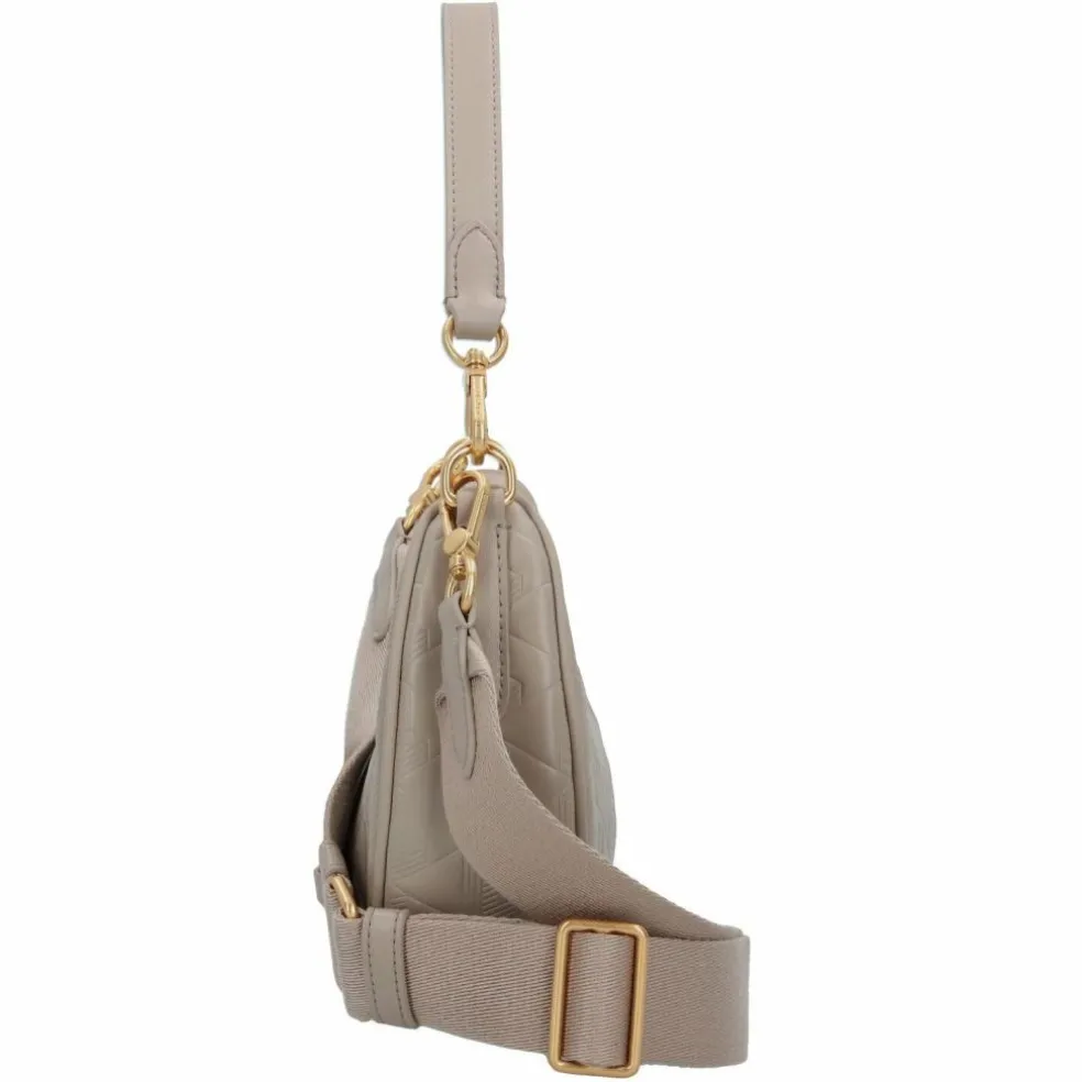 Lacoste Maheki Schultertasche Leder 24 cm