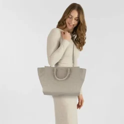 Lacoste Maheki Shopper Tasche Leder 43 cm