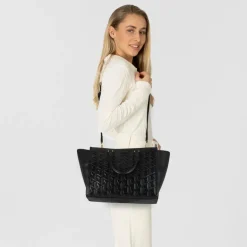 Lacoste Maheki Shopper Tasche Leder 43 cm