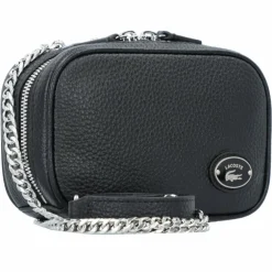 Lacoste Origin Croc Umhängetasche Leder 16 cm