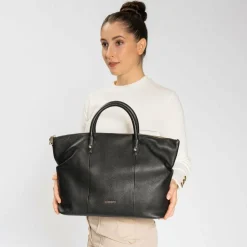 Lazarotti Bologna Leather Shopper Tasche Leder 36 cm