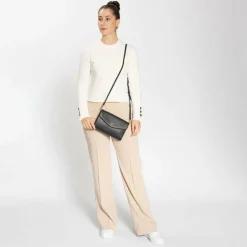 Lazarotti Bologna Leather Clutch Tasche Leder 23 cm