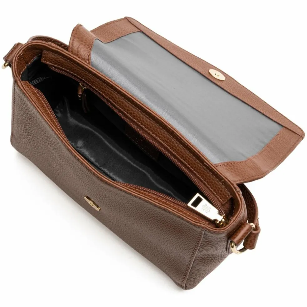 Lazarotti Bologna Leather Umhängetasche Leder 22 cm