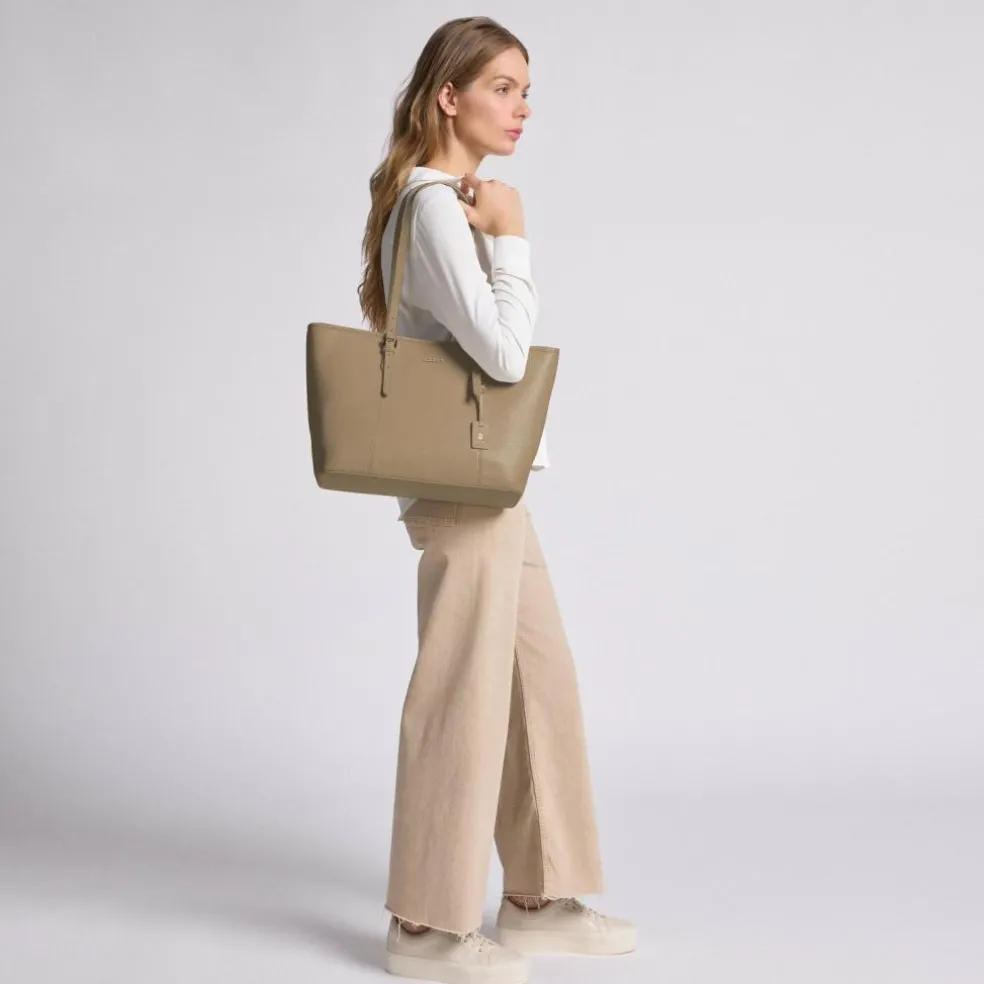 Lazarotti Bologna Leather Shopper Tasche Leder 35 cm