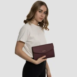 Lazarotti Bologna Leather Clutch Tasche Leder 23 cm