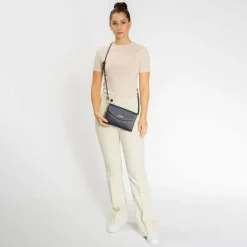 Lazarotti Bologna Leather Clutch Tasche Leder 23 cm