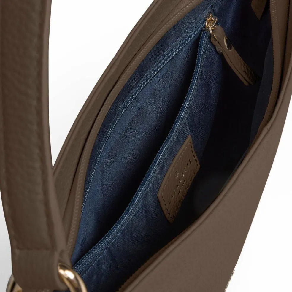 Lazarotti Bologna Leather Schultertasche Leder 27 cm