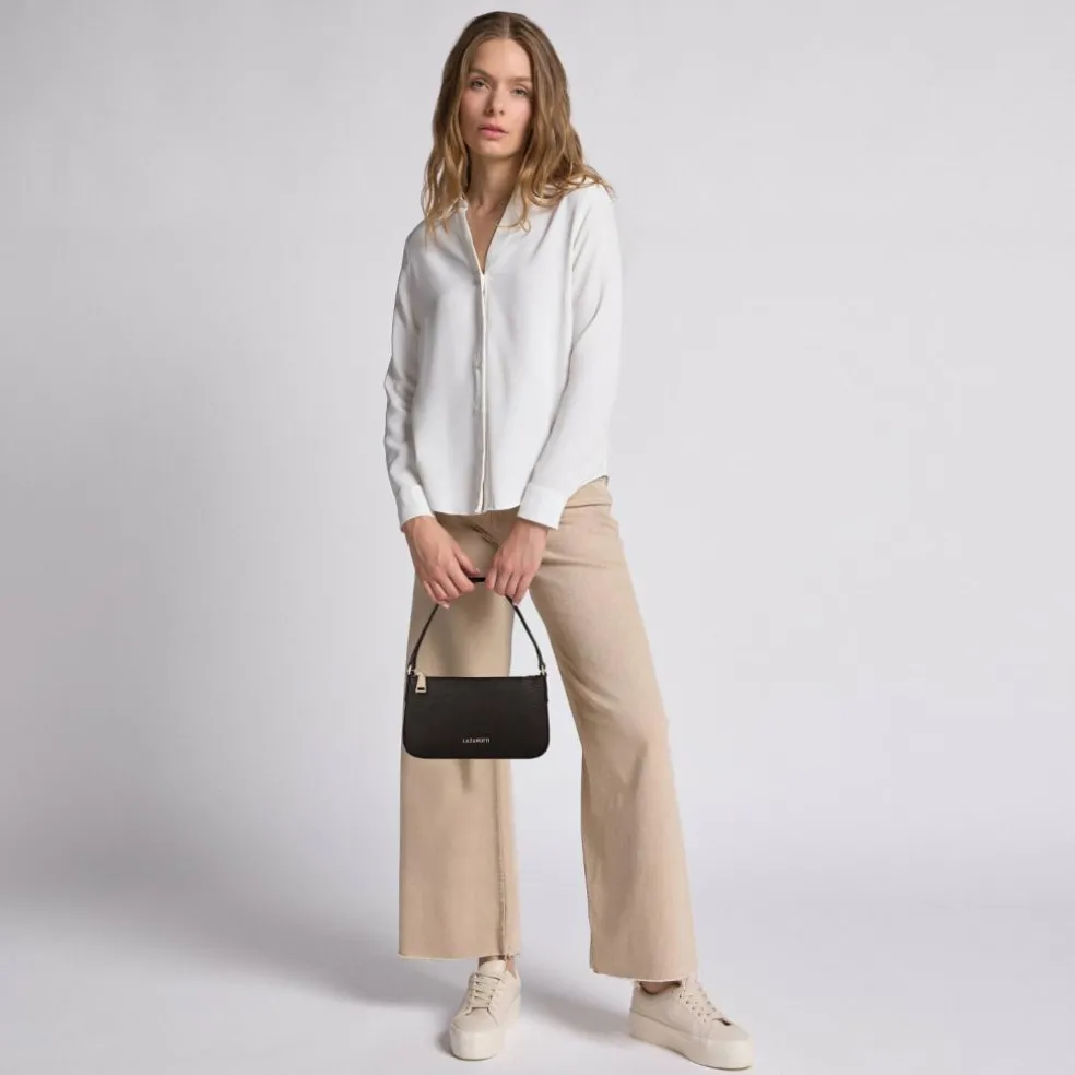 Lazarotti Bologna Leather Schultertasche Leder 22 cm