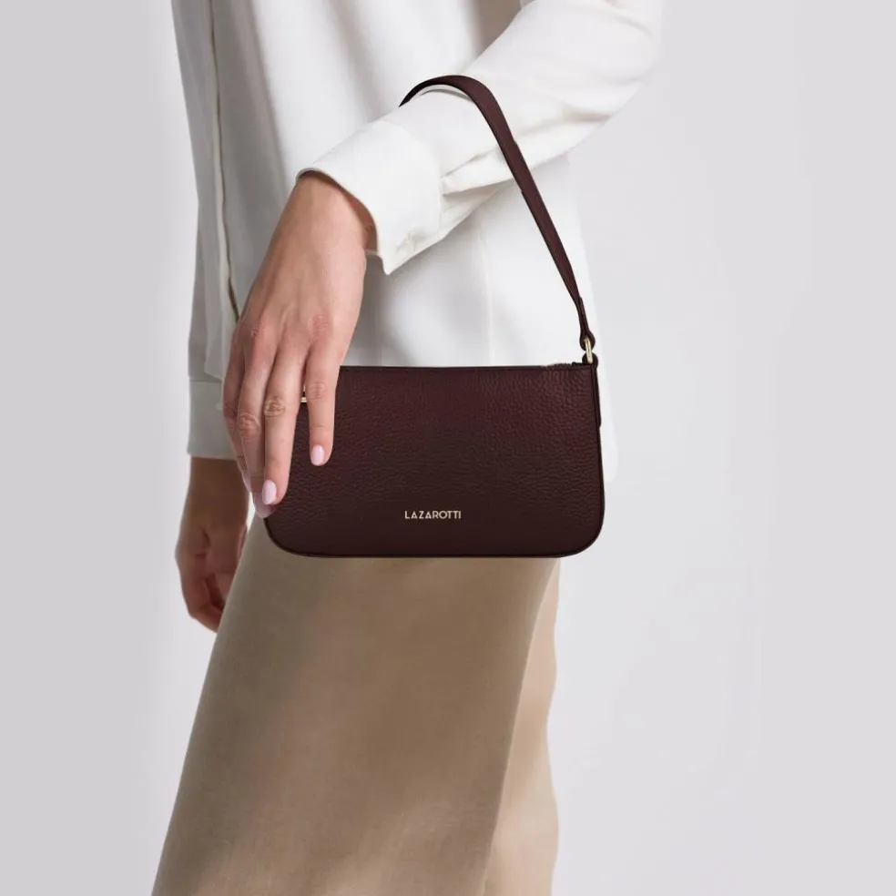 Lazarotti Bologna Leather Schultertasche Leder 22 cm