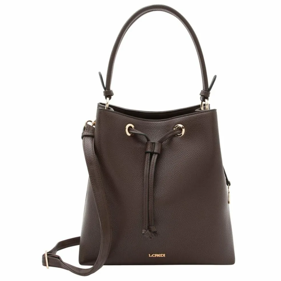 L.Credi Ebony Beuteltasche 28 cm