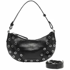 LES VISIONNAIRES Enya Mini Rivet Schultertasche Leder 27 cm