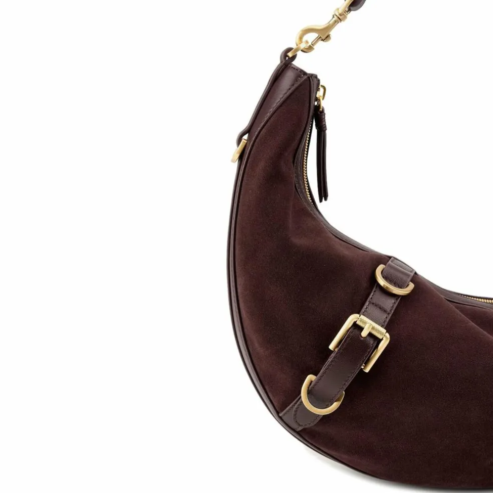 LES VISIONNAIRES Enya Schultertasche Leder 46 cm