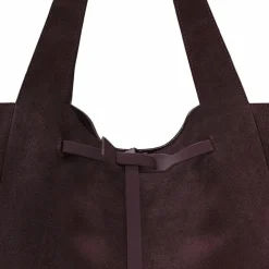 LES VISIONNAIRES Garbriella Shopper Tasche Leder 40 cm