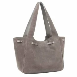 LES VISIONNAIRES Garbriella Shopper Tasche Leder 40 cm