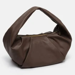 LES VISIONNAIRES Greta Essential Schultertasche Leder 43 cm