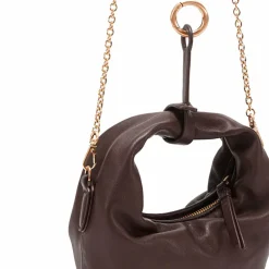 LES VISIONNAIRES Greta Nano Handtasche Leder 17 cm