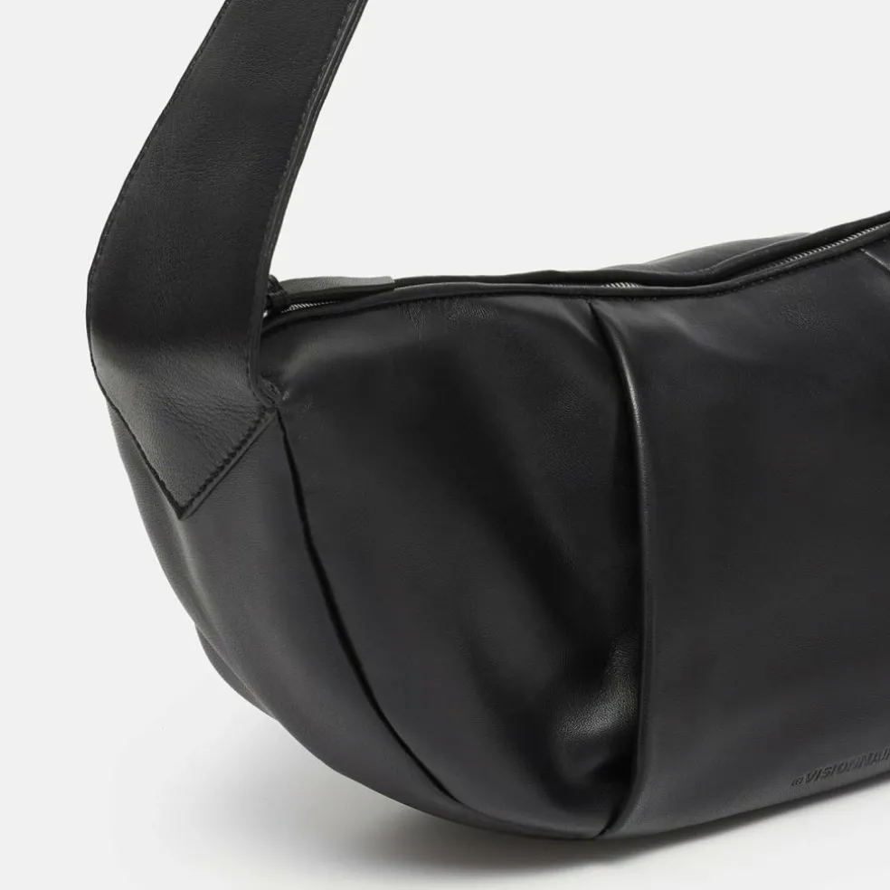 LES VISIONNAIRES Zoe Essential Schultertasche Leder 46 cm