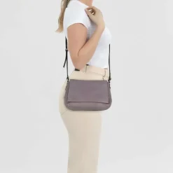 Liebeskind Hera Umhängetasche Leder 22 cm mit Dehnfalte