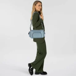 Liebeskind Lila Schultertasche Leder 33 cm