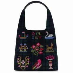 Oilily Marken Cross Stitch Hendrikje Schultertasche 30 cm