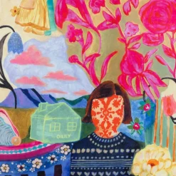 Oilily Painting Sabina Shopper Tasche 70 cm