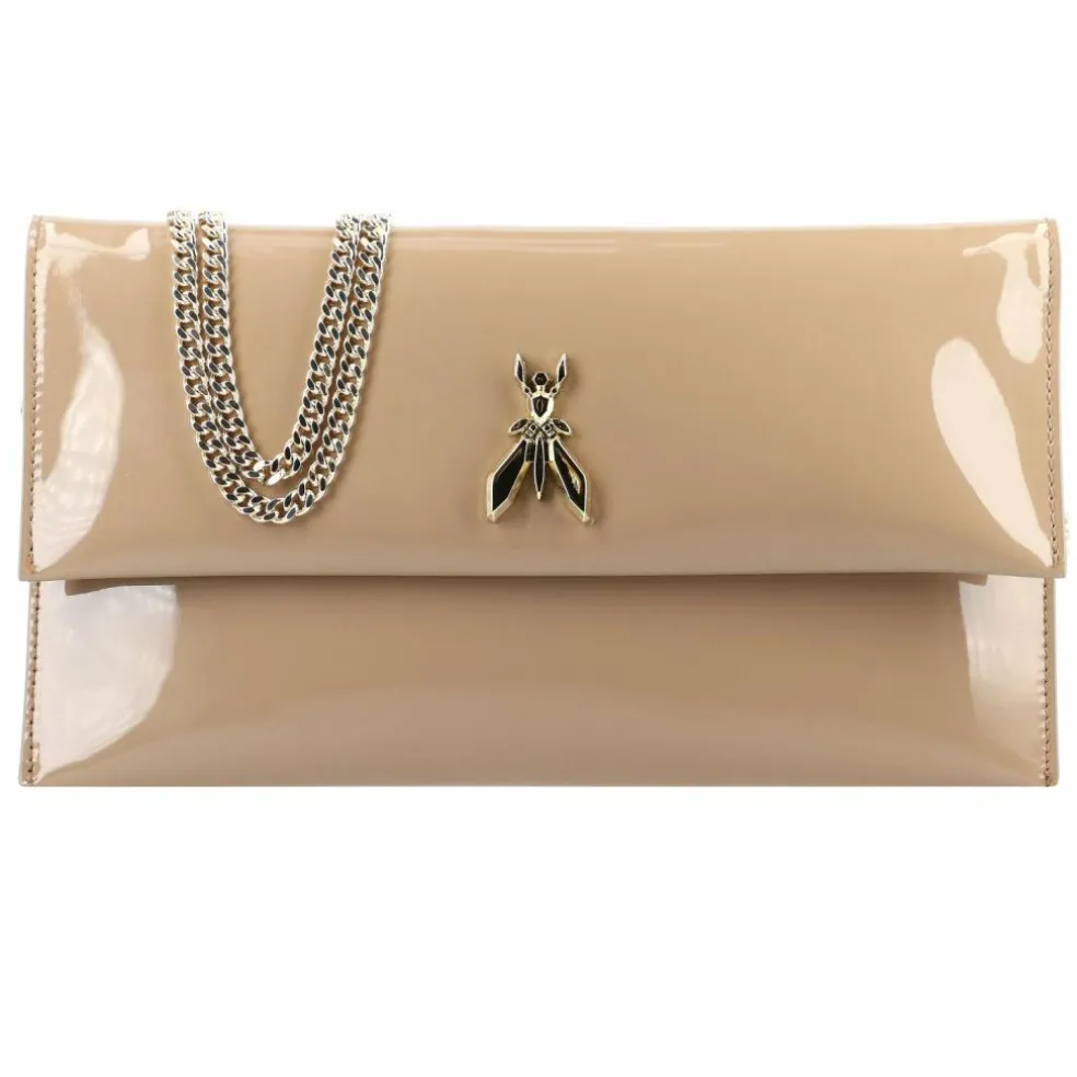 Patrizia Pepe Fly Clutch Tasche Leder 27 cm