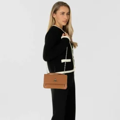 Patrizia Pepe Fly Schultertasche Leder 25 cm