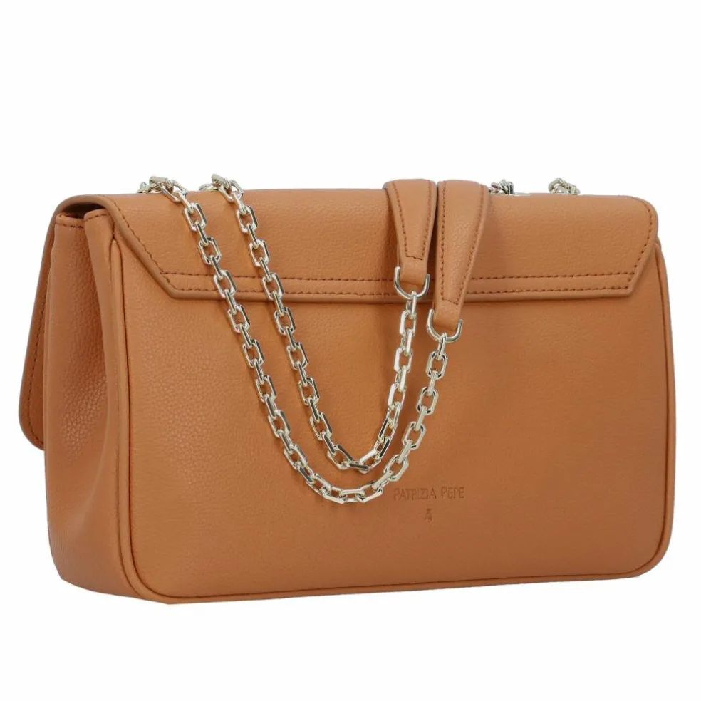 Patrizia Pepe Fly Schultertasche Leder 25 cm