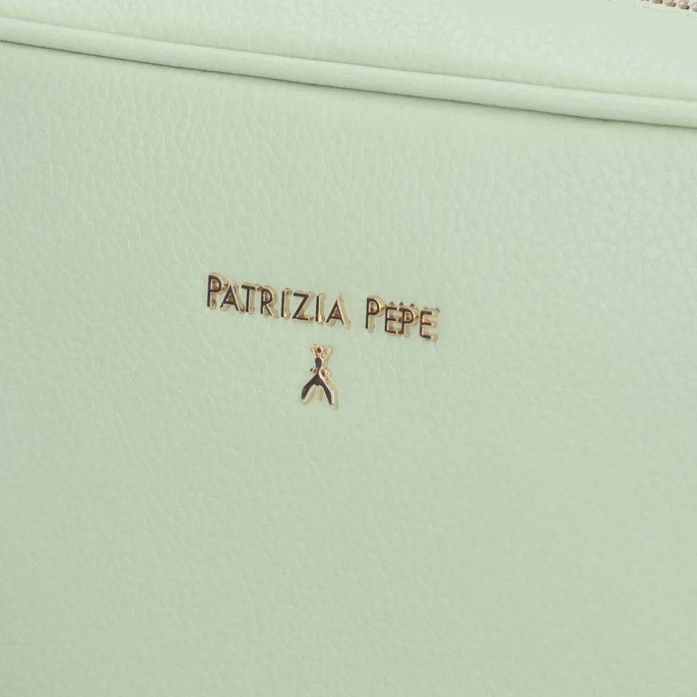 Patrizia Pepe Fly Umhängetasche Leder 24 cm