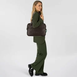 Patrizia Pepe Schultertasche Leder 34 cm