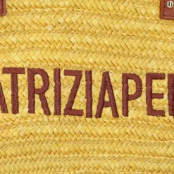 Patrizia Pepe Summer Straw Shopper Tasche 51 cm