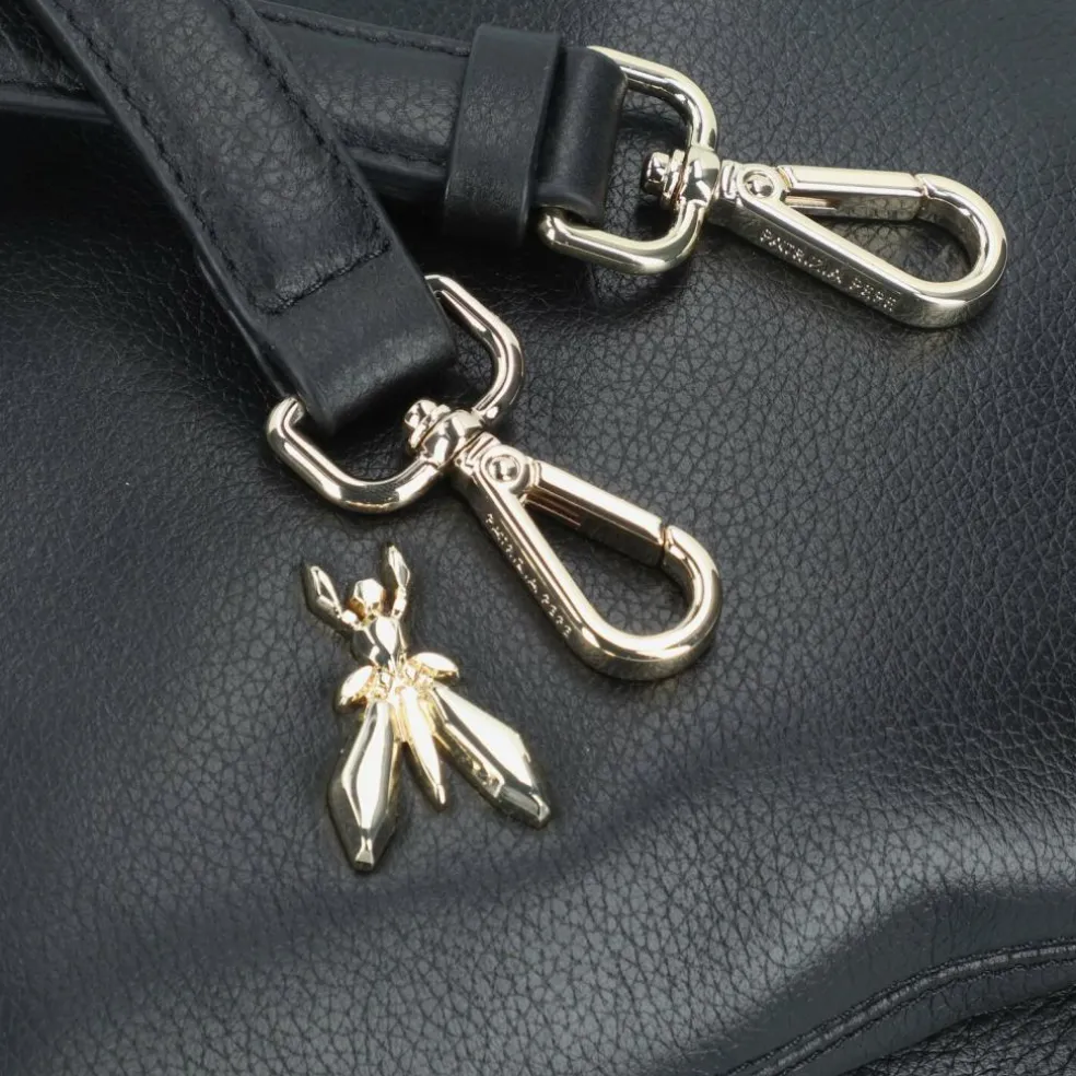 Patrizia Pepe Tris Schultertasche Leder 28 cm