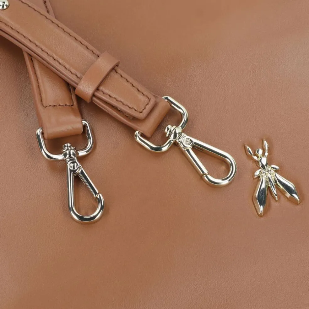 Patrizia Pepe Tris Umhängetasche Leder 37 cm